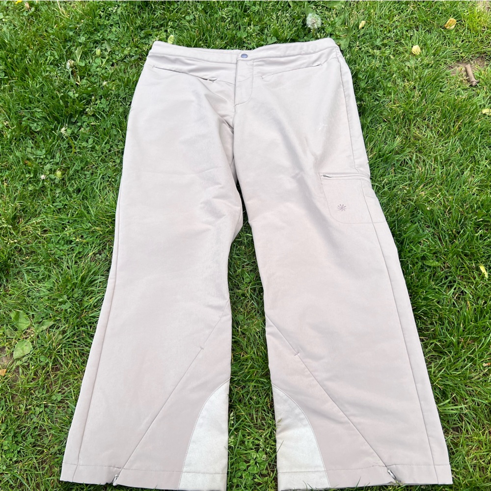 Athleta women’s‎ ski tan pants size 14P winter wear